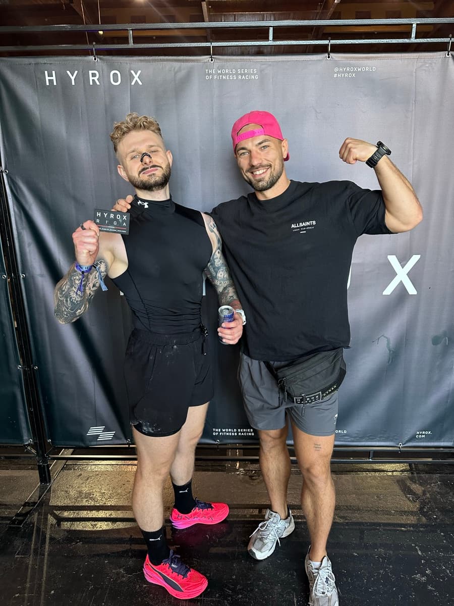 Medale po zawodach HYROX